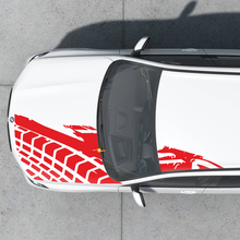 Splash Tyre Tracks Hood Roof Graphics Decal Sticker Universal Fitment
 3