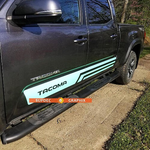 2x TRD Angel Decal Sticker Graphic Side Bed Stripe Body Kit voor Toyota Tacoma Racing