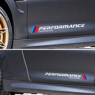 Prestaties sport sticker lichaam vinyl stickers voor BMW M Power M prestaties
