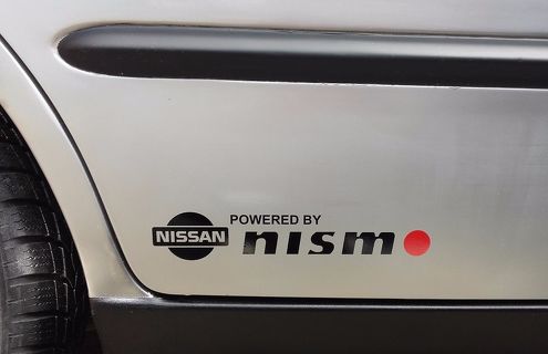 Set van 2x Nismo 2 body side sticker Sticker voor Nissan GTR Titan Juke X-trail