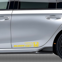 Powered by Mugen Zijkant Vinyl Decal Set voor Honda Auto's_5