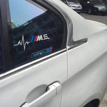 Heartbeat-windowstickerset voor BMW M5 (2 stuks)_2