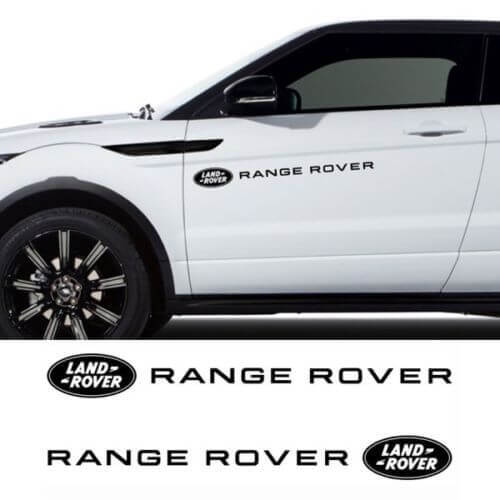 Range Rover zijlogo vinyl sticker set voor Land Rover