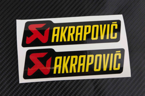 Akrapovic-stijl uitlaat vinyl decal stickers