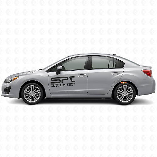 Custom zijvinylstickers in performance-stijl voor Subaru-voertuigen