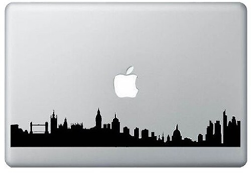 Londen Skyline Laptop MacBook sticker sticker
