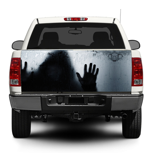 Shadow Man Gevaar Achterklep Sticker Wrap Pick-up Truck SUV Auto