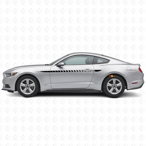 Rallystijl Strepen Zij Vinyl Decal Kit voor Musclecar Musclecarmodel 2015-2020