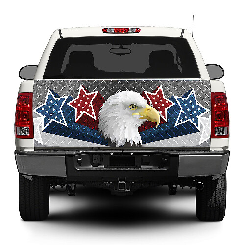 American Eagle USA Stars Achterklep Sticker Wrap voor Pick-up Trucks en SUV's