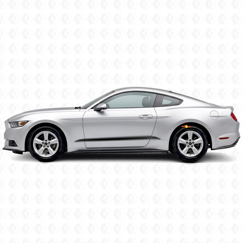 Outline Strepen Onderzijde Vinyl Decal Kit voor Musclecar Musclecarmodel 2015-2020
