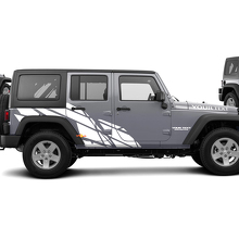 Rechte Spatgrafiek Vinyl Sticker Decal voor Jeep Wrangler Unlimited JK 2