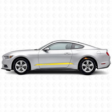 Aangepast Ombra Strepen Onderste Zijvinyl Decal Kit voor Musclecar Musclecarmodel 2015-2020_5