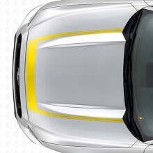 Accent Contourstreep Motorkap Vinyl Sticker voor Musclecar Musclecarmodel 2015-2020_5