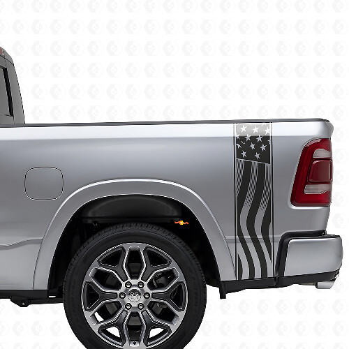 USA Vlag Zijstrips Vinyl Decal Set voor Musclecar truck