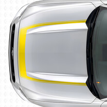 Streep met Buitencontour Motorkap Vinyl Decal voor Musclecar Musclecarmodel 2015-2020_5