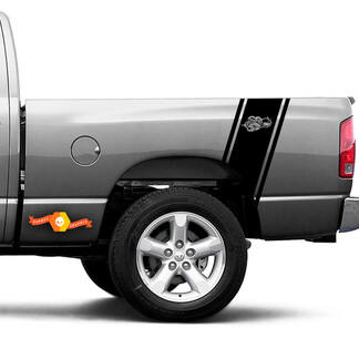 Dodge Ram Pickup Truck Bed Vinyl Sticker Grafische Stickers Superbee 1500 2500 3500