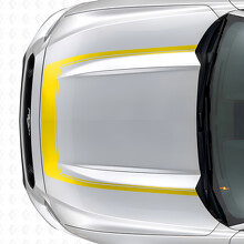 Streep met Binnencontour Motorkap Vinyl Decal voor Musclecar Musclecarmodel 2015-2020_5