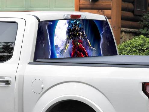 Broly Dragon Ball Z Legendarische Super Saiyan Achterruit Decal Sticker Pick-up Truck SUV Auto elke maat