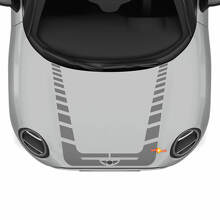 Hood Racing Stripes Decal Sticker voor Mini Cooper
 2