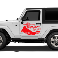 Cactus Landscape Deur Vinyl Sticker Decal voor Jeep Wrangler Rubicon Sahara_3