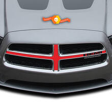 Dodge Charger Grill Cross Hair Hemi Decal Sticker Complete Graphics Kit past op modellen 2011-2014 3