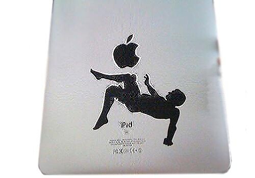 Voetballer Bicycle Kick iPad Vinyl Decal Sticker