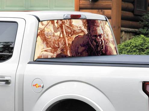 Mad Max Fury Road Art achterruit sticker sticker pick-up truck SUV auto elke maat