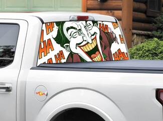 Joker moordgrap Achterruitsticker Sticker Pick-up Truck SUV Auto van elk formaat
