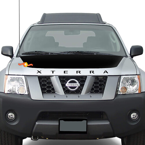 Blackout motorkap vinylsticker voor Nissan Xterra