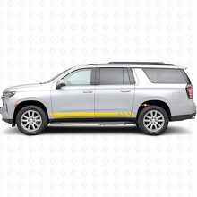 Topografische band deur- & dorpelvinylstrepen voor Chevrolet Suburban T1XX 2021-2024_3