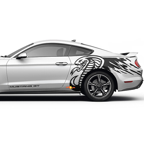 Cobra Zijstickers Grafische Mustang GT Stickers voor Ford Mustang
