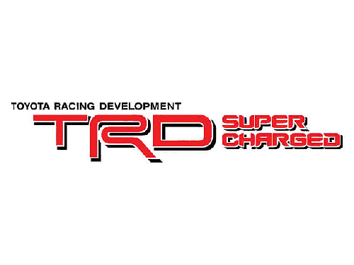 TRD Supercharged Side Vinyl Stickerset voor Toyota Auto's
