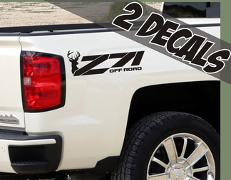 2 - Z71 Offroad-stickers Hertenjacht voor Chevrolet Silverado