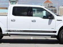 Versleten zijstreep vinyl decalgraphics voor Ford F-150 2015-2020 2
