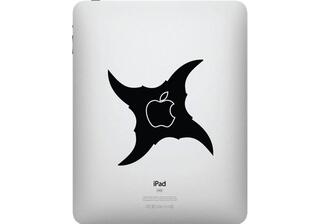 Ninja gooien ster IPad sticker sticker
