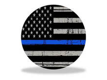 USA-vlag Blue Line brandstofdop vinylsticker voor Toyota Tundra 2014-16_2