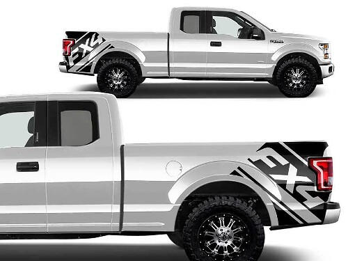 Ford F-150 BedFX4 grafische stickers stickers passen op modellen 2015-2017