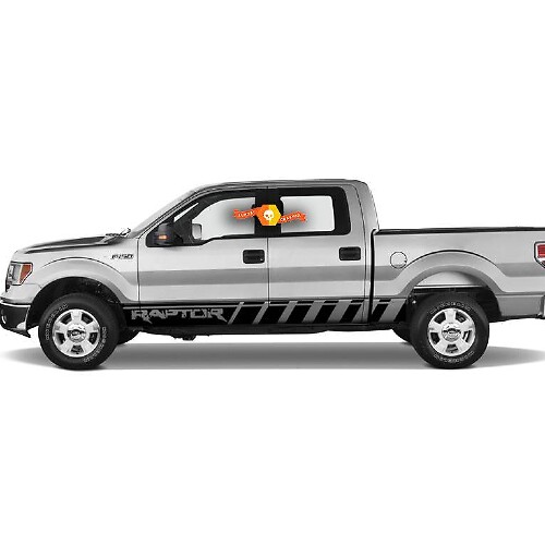 Ford Raptor belettering Truck F-150 Bed Side Rocker Panel Stripes Grafische stickers stickers past op modellen 2010-2020