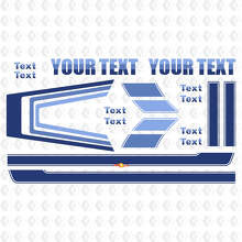 Custom Vintage Stijl Motorkap- & Zijstrepen Vinyl Decal Kit voor Jeep CJ5 CJ7 1976-1984_3