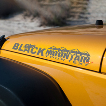 Black Mountain Hood Side Graphic Decals Stickers voor Jeep Rubicon Wrangler_2