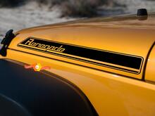 Jeep Renegade Hood Side Stripes Graphics Decals Kit CJ, TJ, YJ Sticker 2