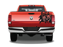 Dodge Ram Logo Splash Splatter Decal Tailgate Truck SUV Vehicle Graphic Pickup 2
