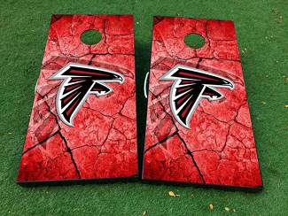 Atlanta Falcons voetbal Cornhole Board Game Sticker VINYL WRAPS met GELAMINEERD