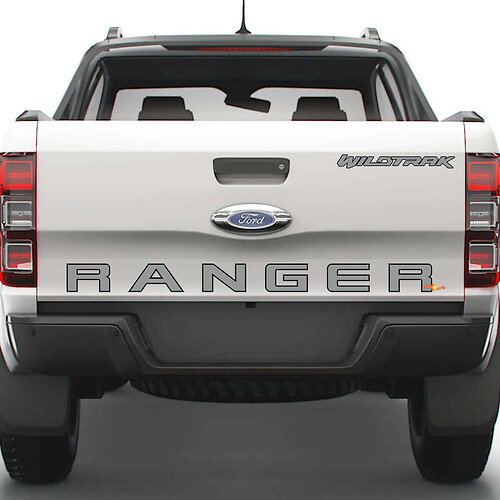 Achterste achterklepstickers stickers voor Ford Ranger Wildtrak
