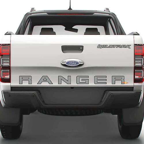 Achterste achterklepstickers stickers voor Ford Ranger Wildtrak
