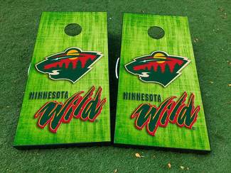 Minnesota Wild Hockey Cornhole Board Game Decal VINYL WRAPS met GELAMINEERD
