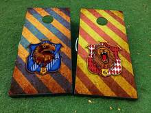 Wizard House Geïnspireerde Cornhole Bord Vinyl Decal Wrap Set_2