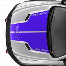 Dubbel Vinylstickerset voor Custom Motorkapstrepen voor Dodge Ram_2