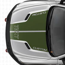 Dubbel Vinylstickerset voor Custom Motorkapstrepen voor Dodge Ram_3