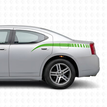 Stinger Stijl Strobokstrepen Zij Vinyl Decal Sticker voor Dodge Charger 2006-2010_3